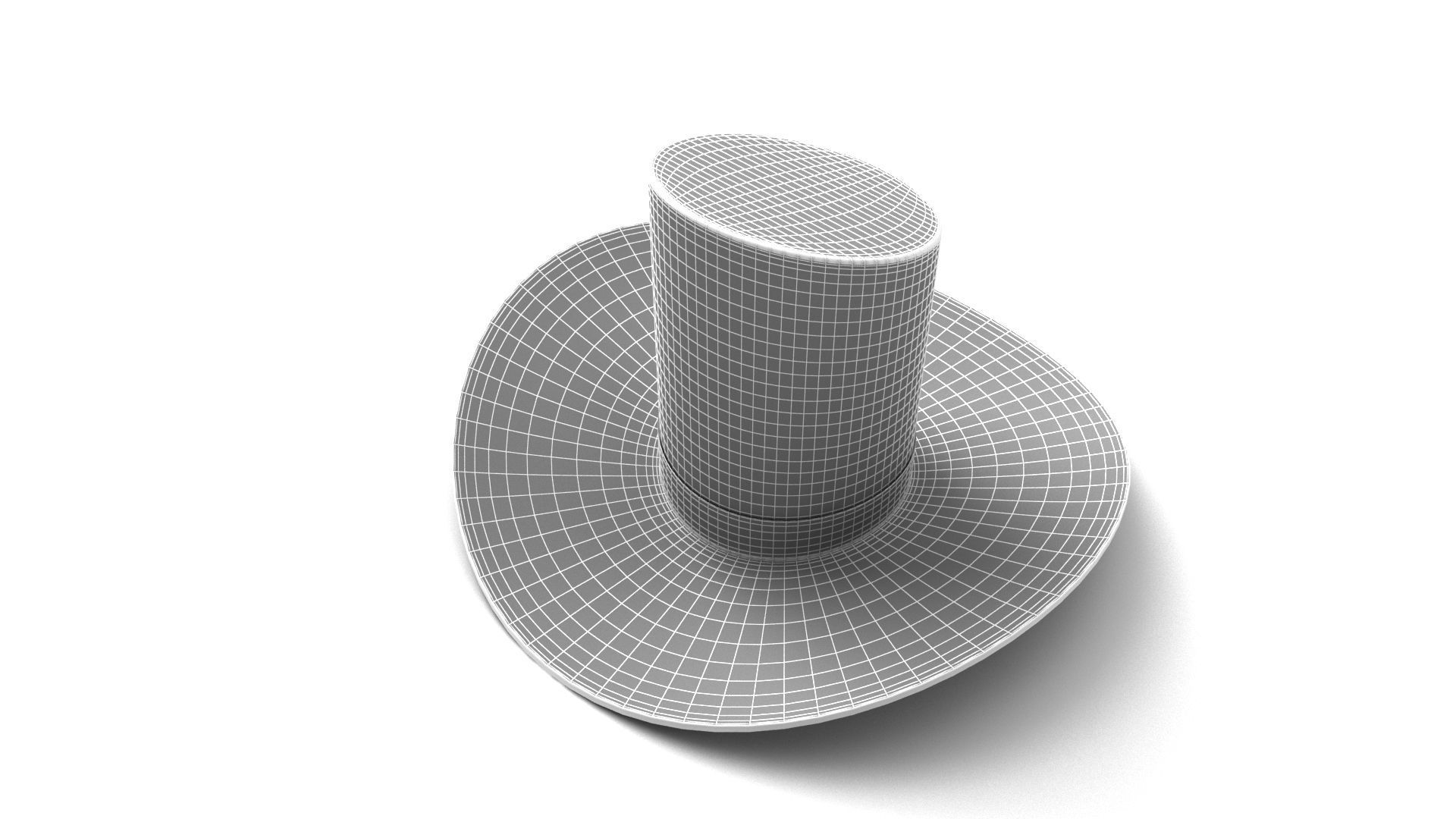 magician hat 3D model_9