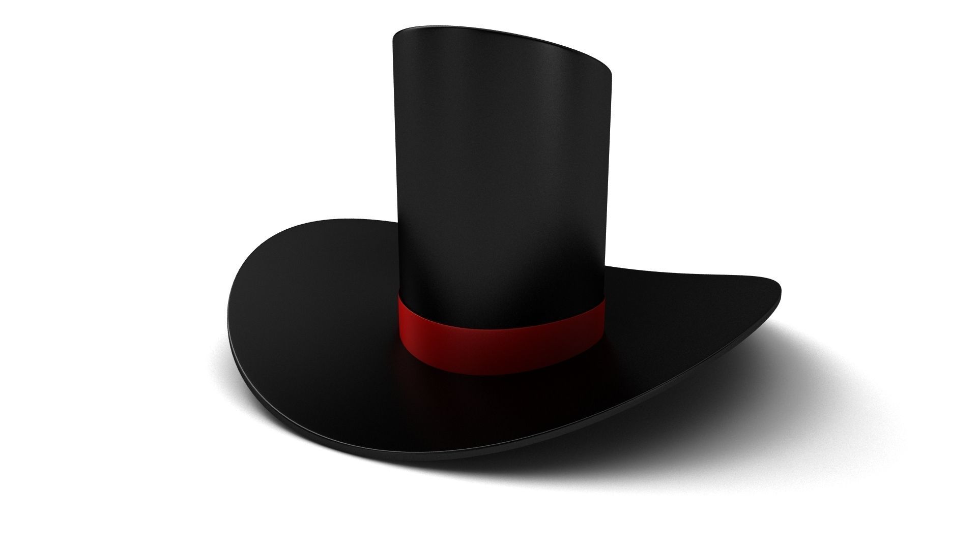 magician hat 3D model_1