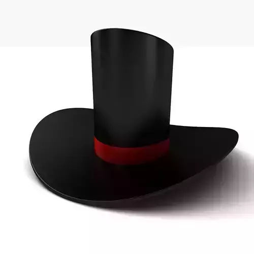 magician hat 3D model