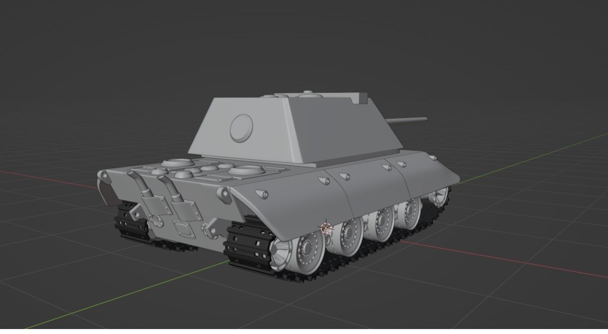 Panzerkampfwagen E-100 3D print model_10