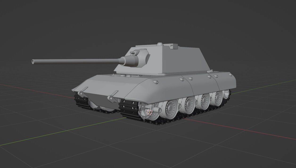 Panzerkampfwagen E-100 3D print model_11