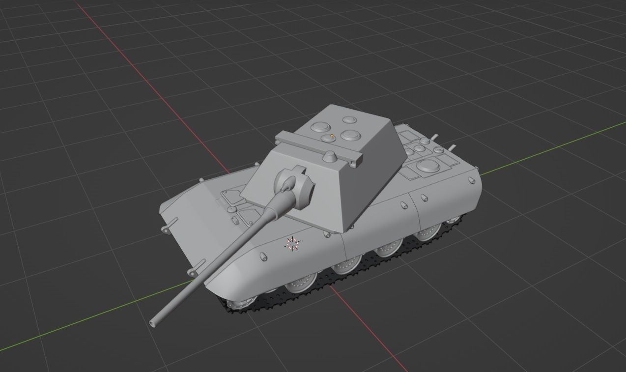 Panzerkampfwagen E-100 3D print model_9