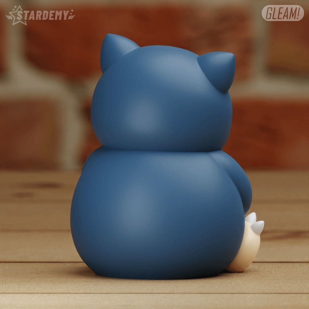 Snorlax Chibi Cute 2 models Pokemon Sleep 3D print model_5
