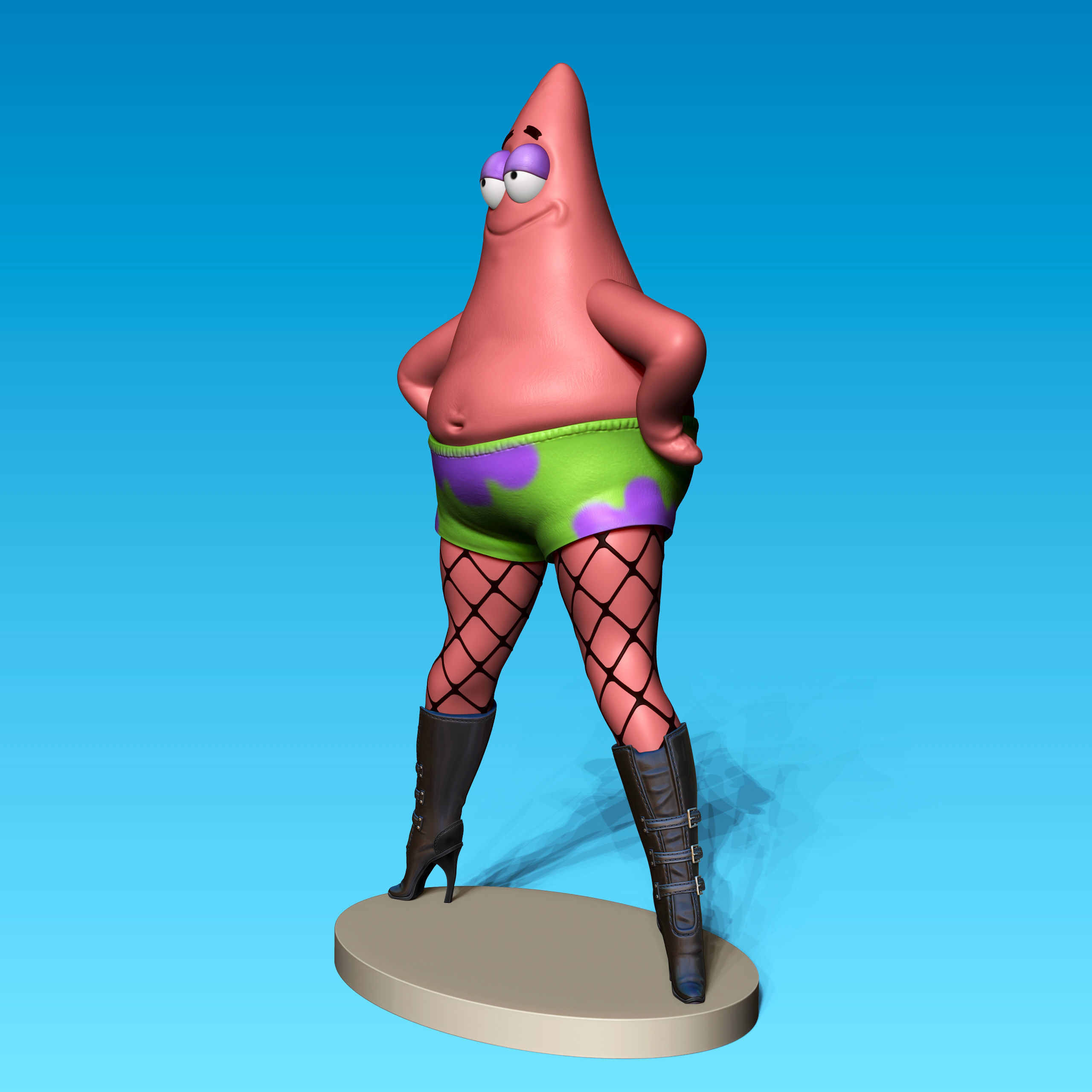 spongebob patrick with heels