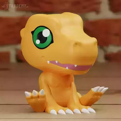 Agumon Chibi Cute 2 models Digimon Adventure