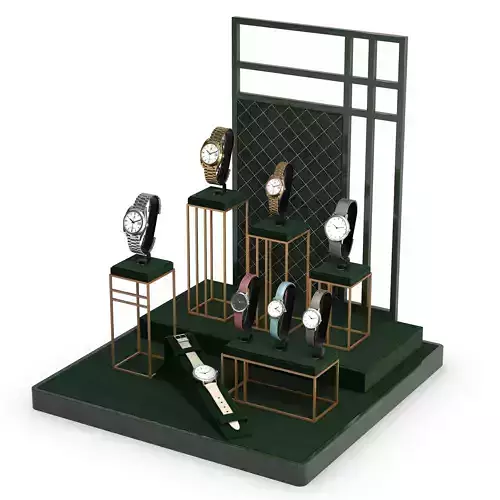 Watch-Display-Dark Green- 3d model