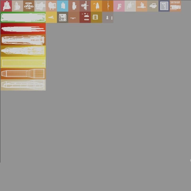 cartoon villa cottage country house Low-poly 3D model_8