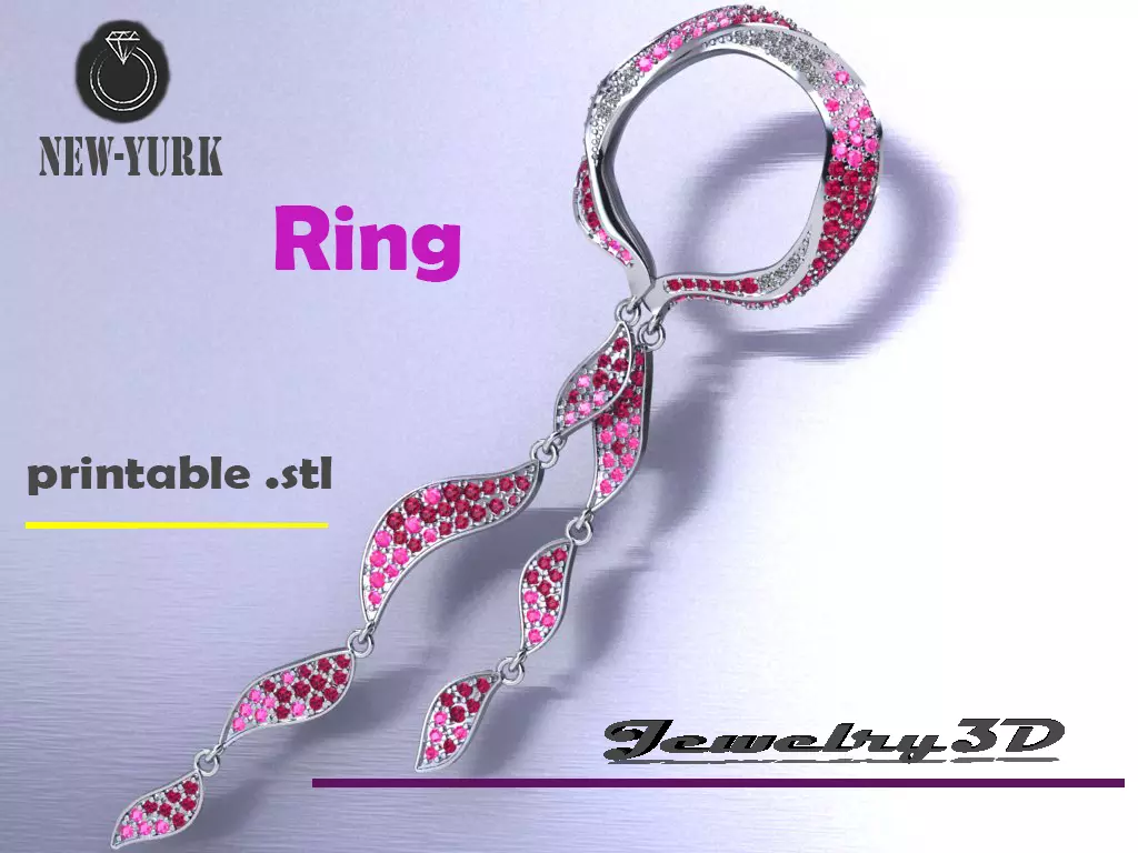ring printable STL 3D print model