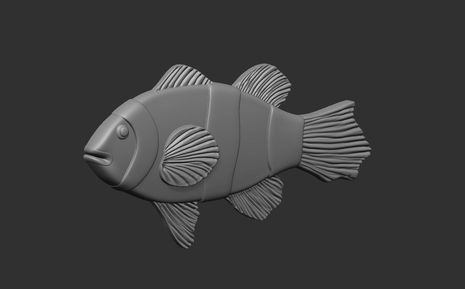 nemo cnc 3d  base relife model for printing 3D print model_5