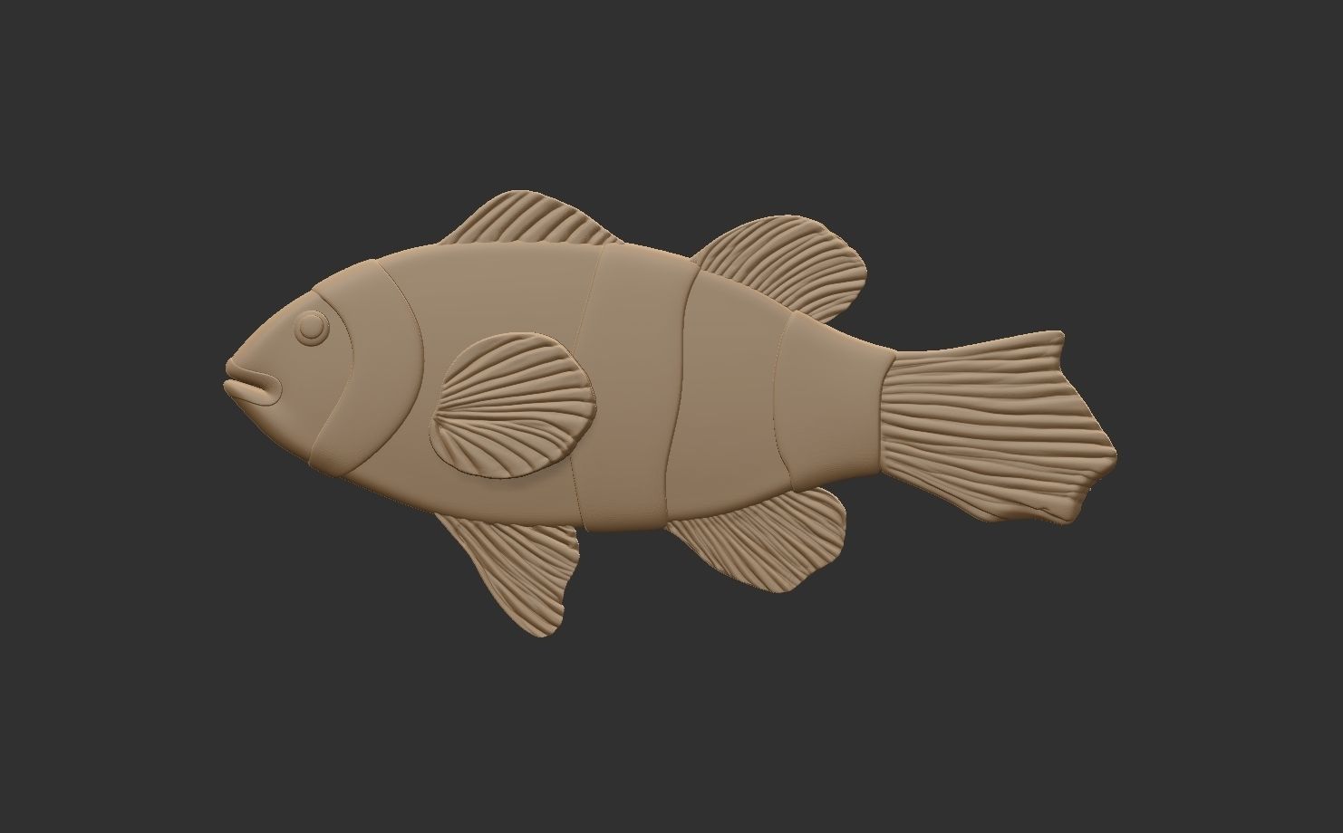 nemo cnc 3d  base relife model for printing 3D print model_12