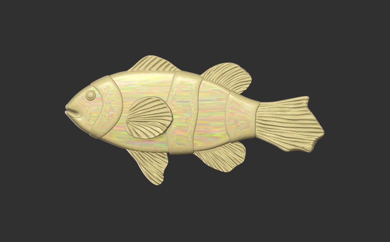 nemo cnc 3d  base relife model for printing 3D print model_10