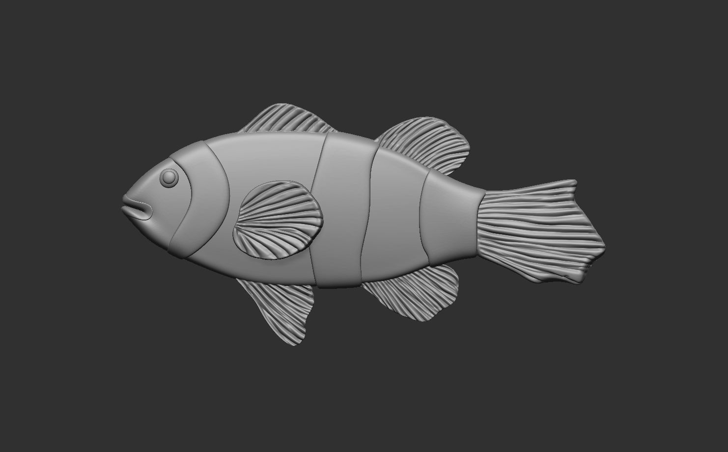 nemo cnc 3d  base relife model for printing 3D print model_3