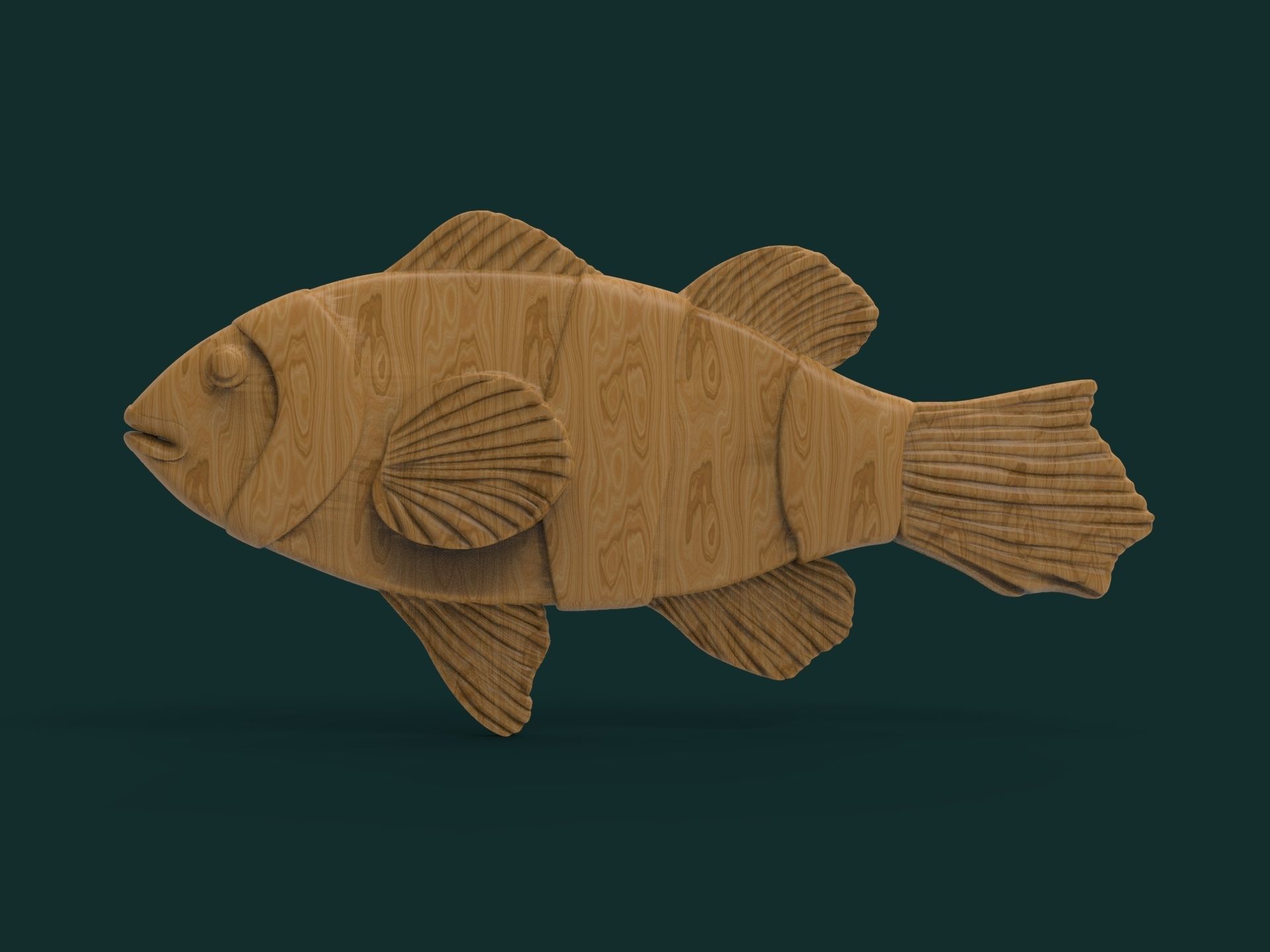 nemo cnc 3d  base relife model for printing 3D print model_14