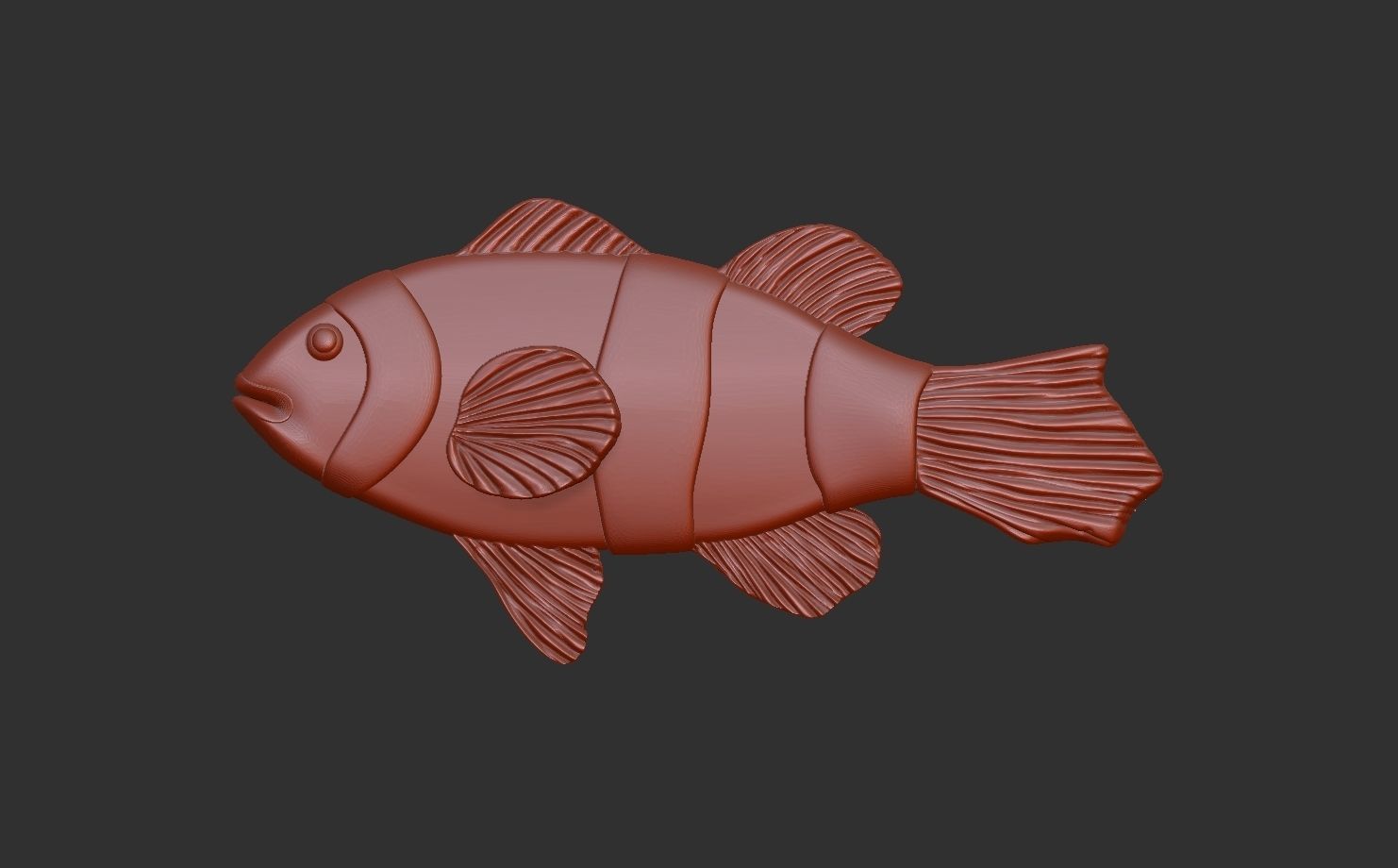 nemo cnc 3d  base relife model for printing 3D print model_11