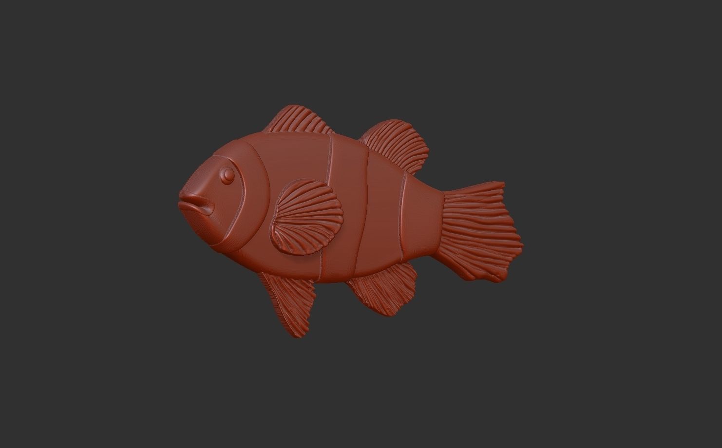 nemo cnc 3d  base relife model for printing 3D print model_4