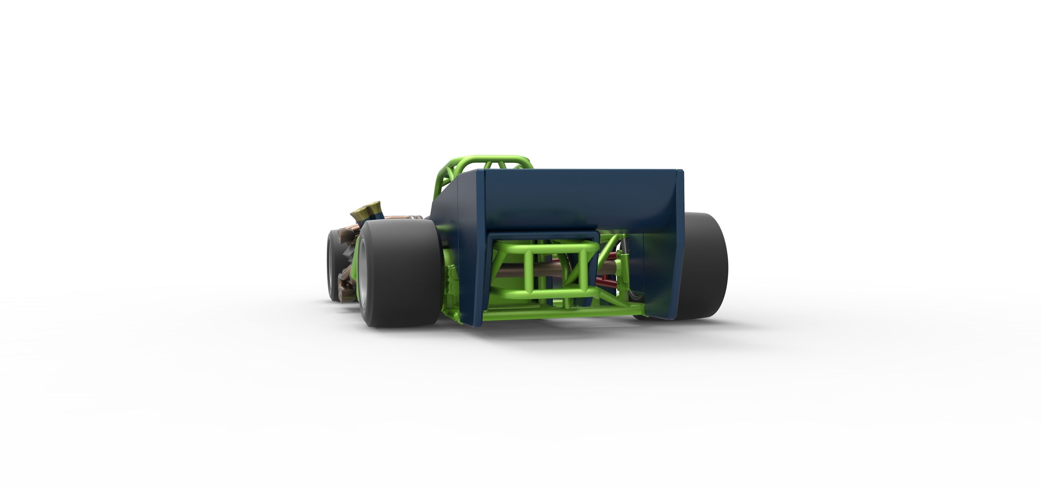 Supermodified front engine race car V3 Scale 1 to 25 3D print model_15