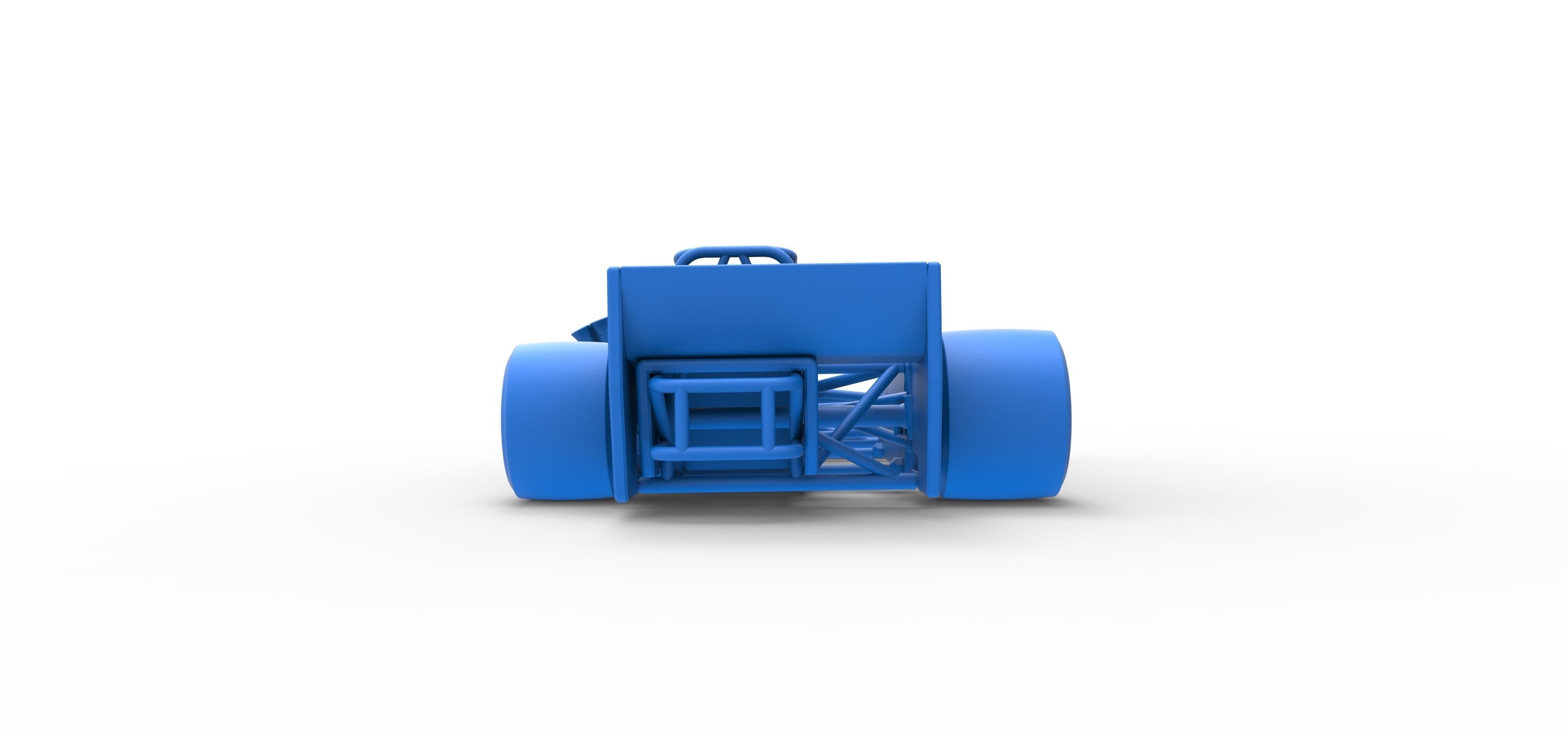 Supermodified front engine race car V3 Scale 1 to 25 3D print model_40