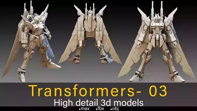 Transformers- 03- High detail 3d models 3D model