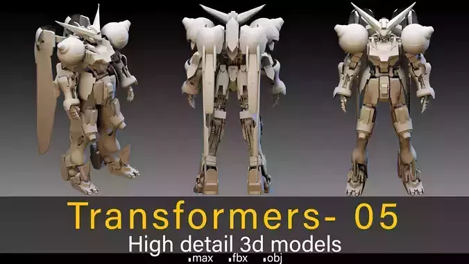 Transformers- 05- High detail 3d models 3D model