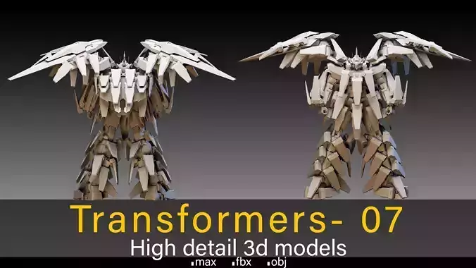 Transformers- 07- High detail 3d models 3D model
