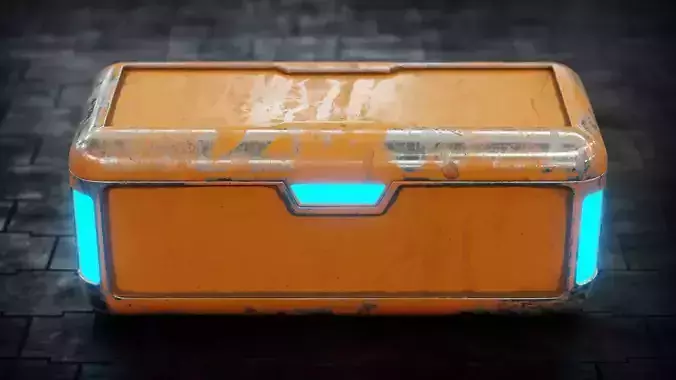 Scifi Crate Rectangular