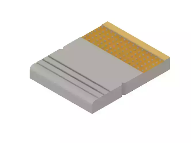 Model Railway Platform Edging Coping Stones V1 3D print model