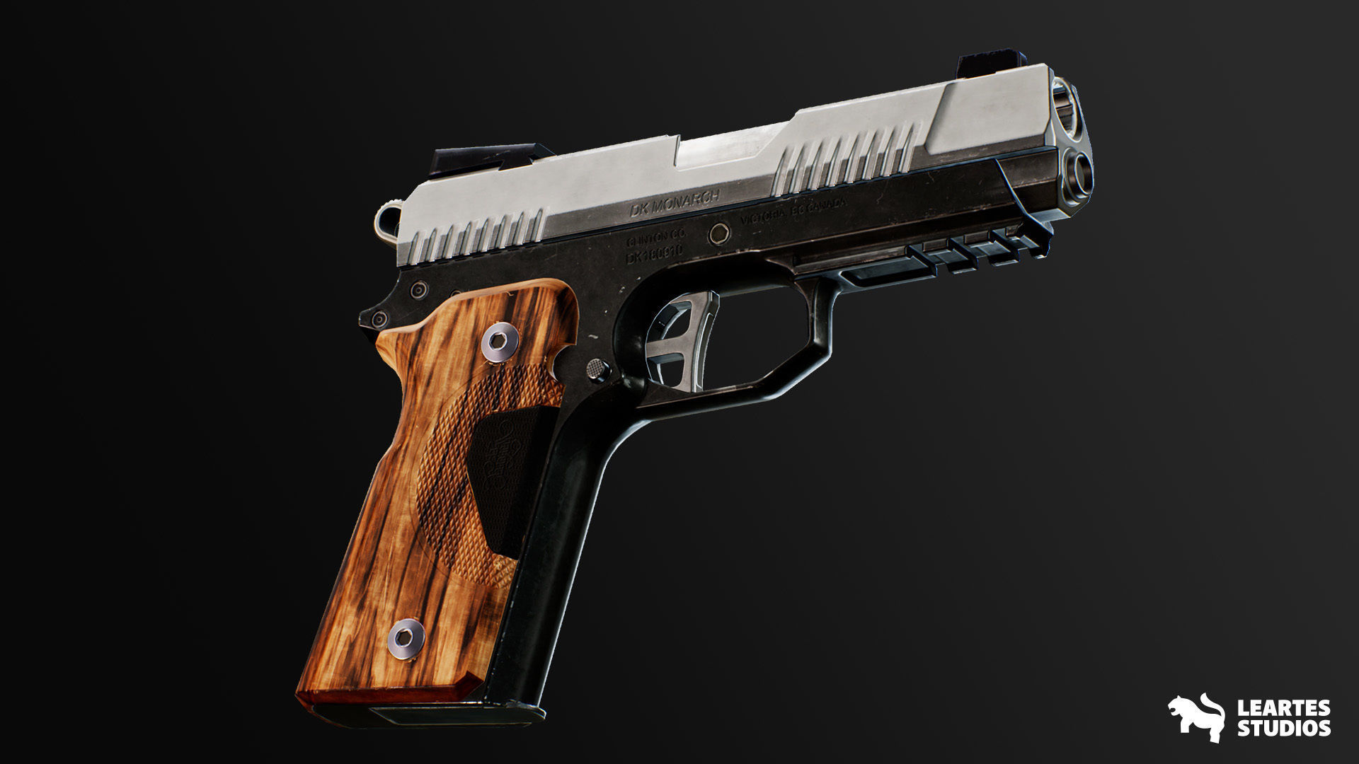 Modern Handguns - COMBO Prop Pack VOL 1-4 Low-poly 3D model_2