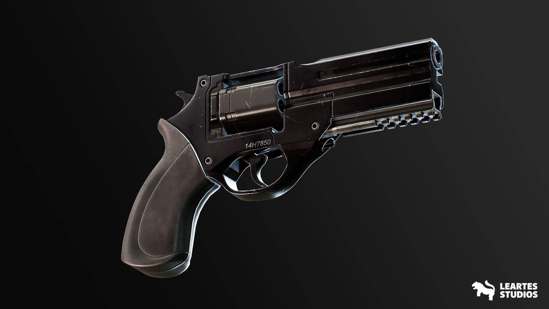 Modern Handguns - COMBO Prop Pack VOL 1-4 Low-poly 3D model_5