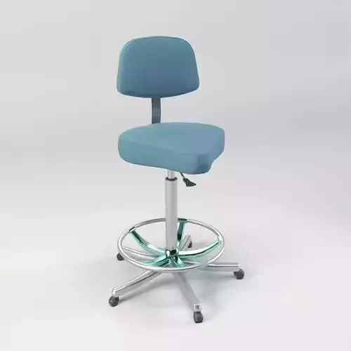 Round stool - Rolling stool - Medical stool