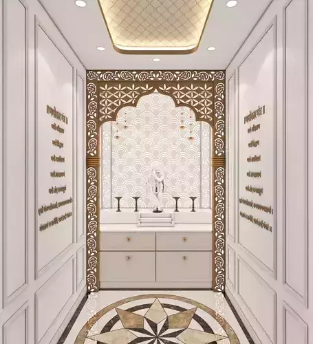 temple 5 Low-poly 3D model