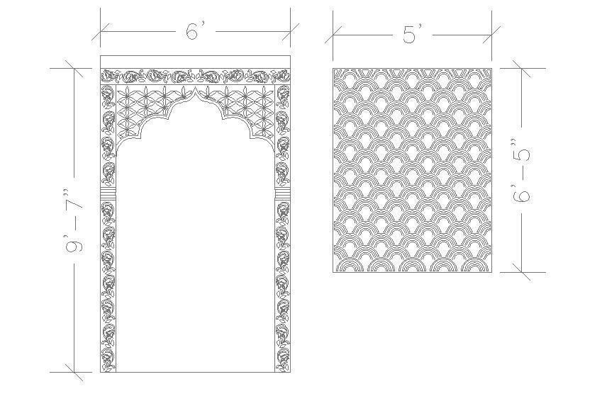 temple 5 Low-poly 3D model_1