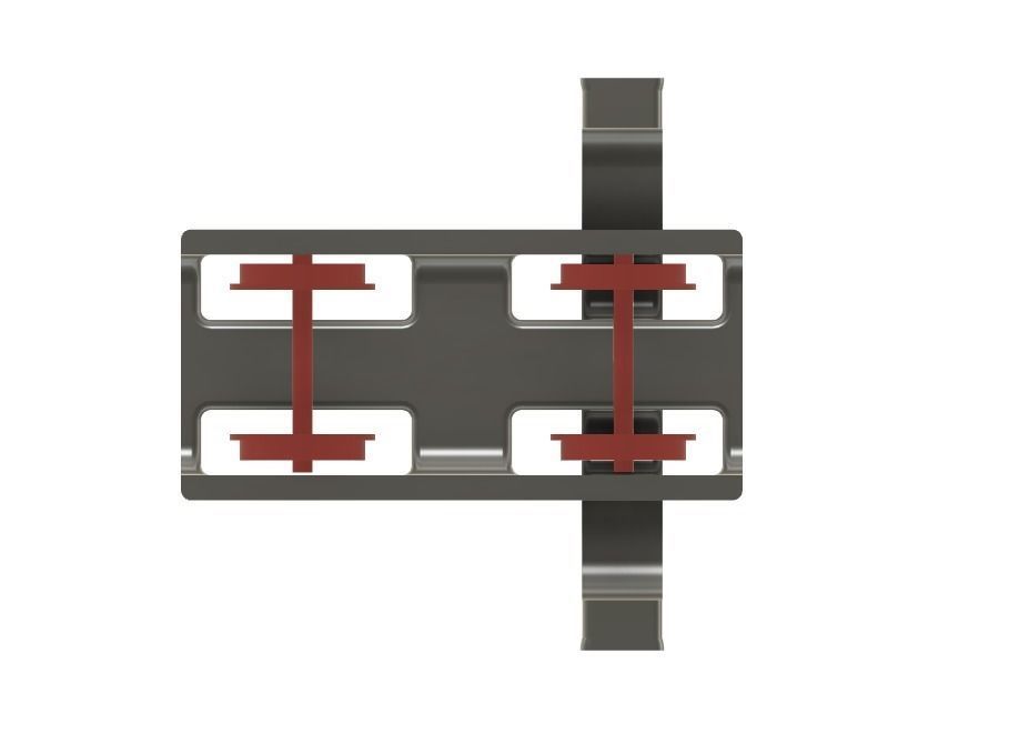 Model Railway Curved Platform Coping Stone Laying Tool 3D print model_5