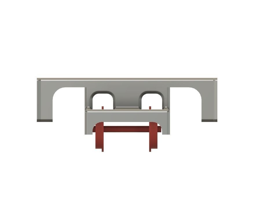 Model Railway Curved Platform Coping Stone Laying Tool 3D print model_4