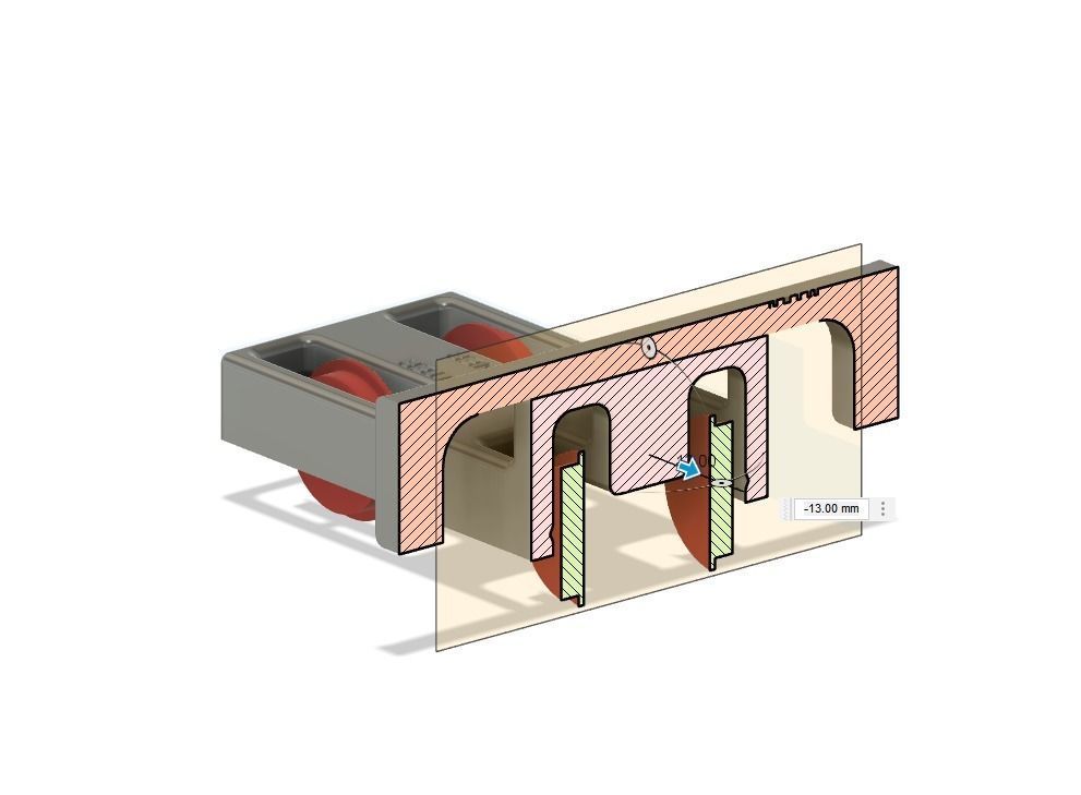 Model Railway Curved Platform Coping Stone Laying Tool 3D print model_8