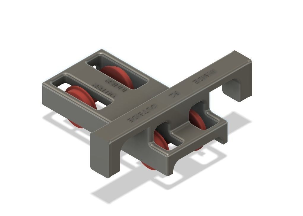 Model Railway Curved Platform Coping Stone Laying Tool 3D print model_1