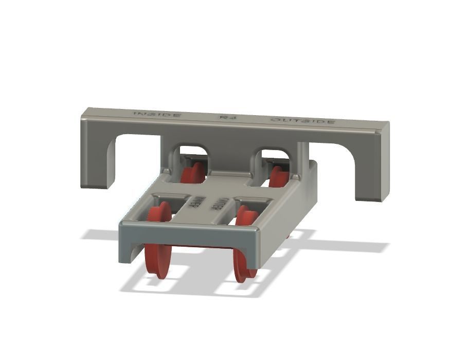 Model Railway Curved Platform Coping Stone Laying Tool 3D print model_7