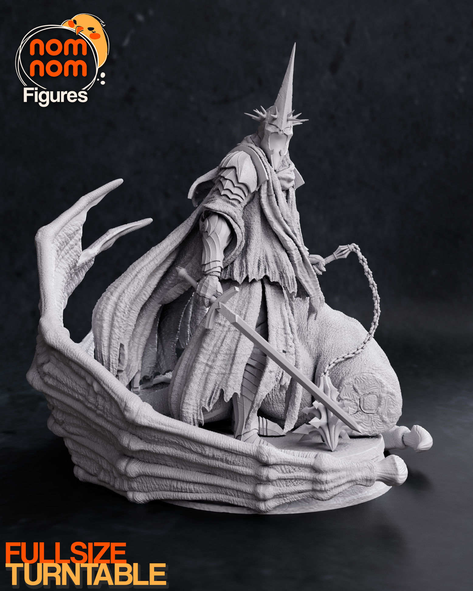 Witch king of Angmar - Lord of the Rings 3D print model_8