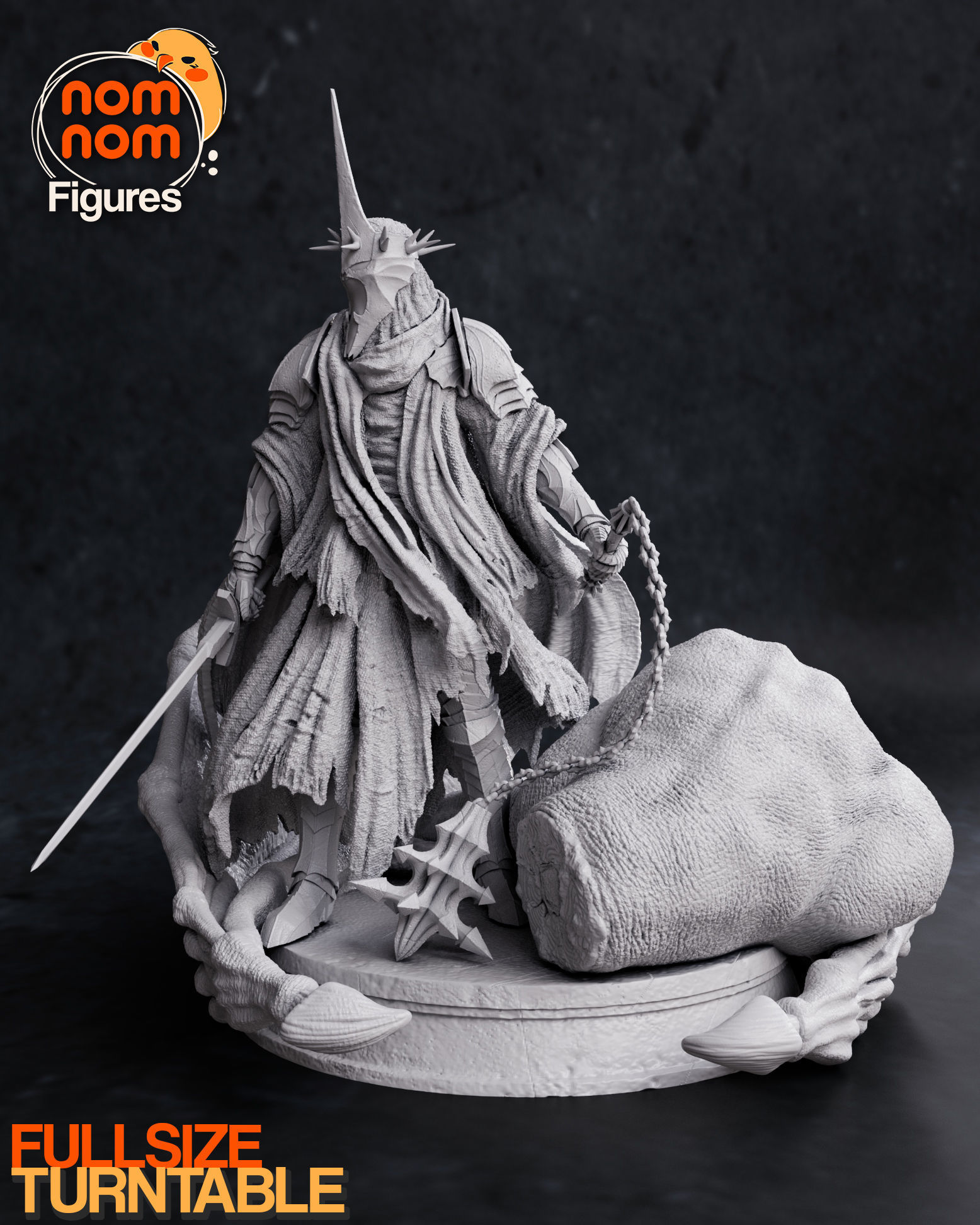 Witch king of Angmar - Lord of the Rings 3D print model_7
