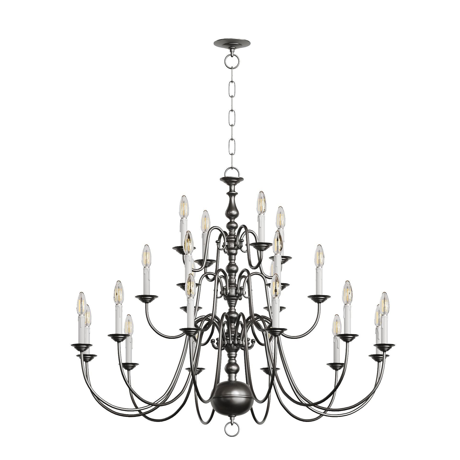 Chandelier Williamsburgh Set Collection 3D model_14