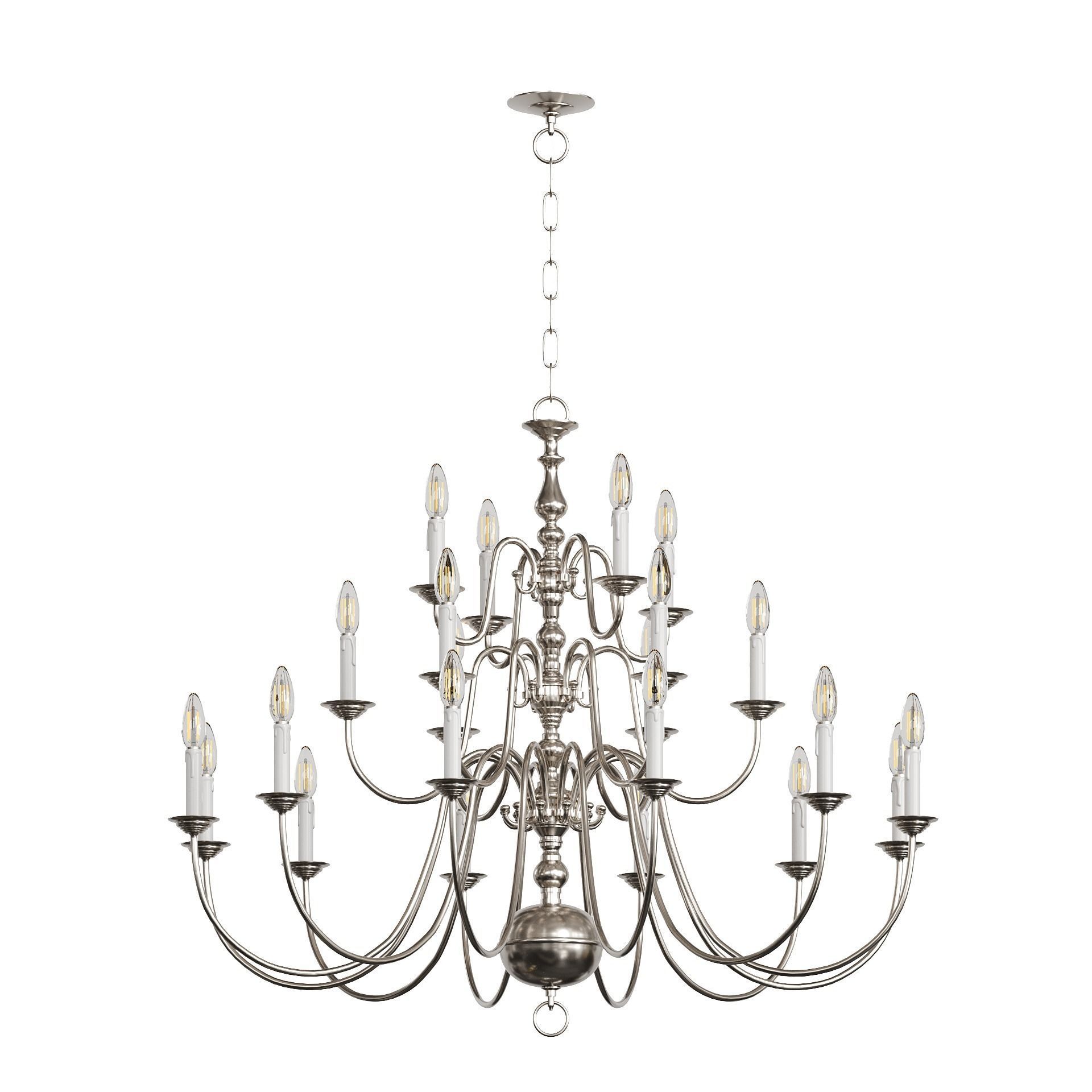 Chandelier Williamsburgh Set Collection 3D model_11
