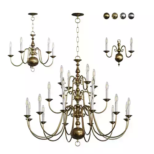 Chandelier Williamsburgh Set Collection