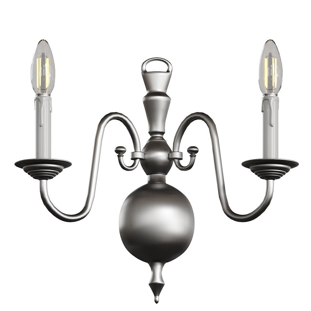 Chandelier Williamsburgh Set Collection 3D model_16
