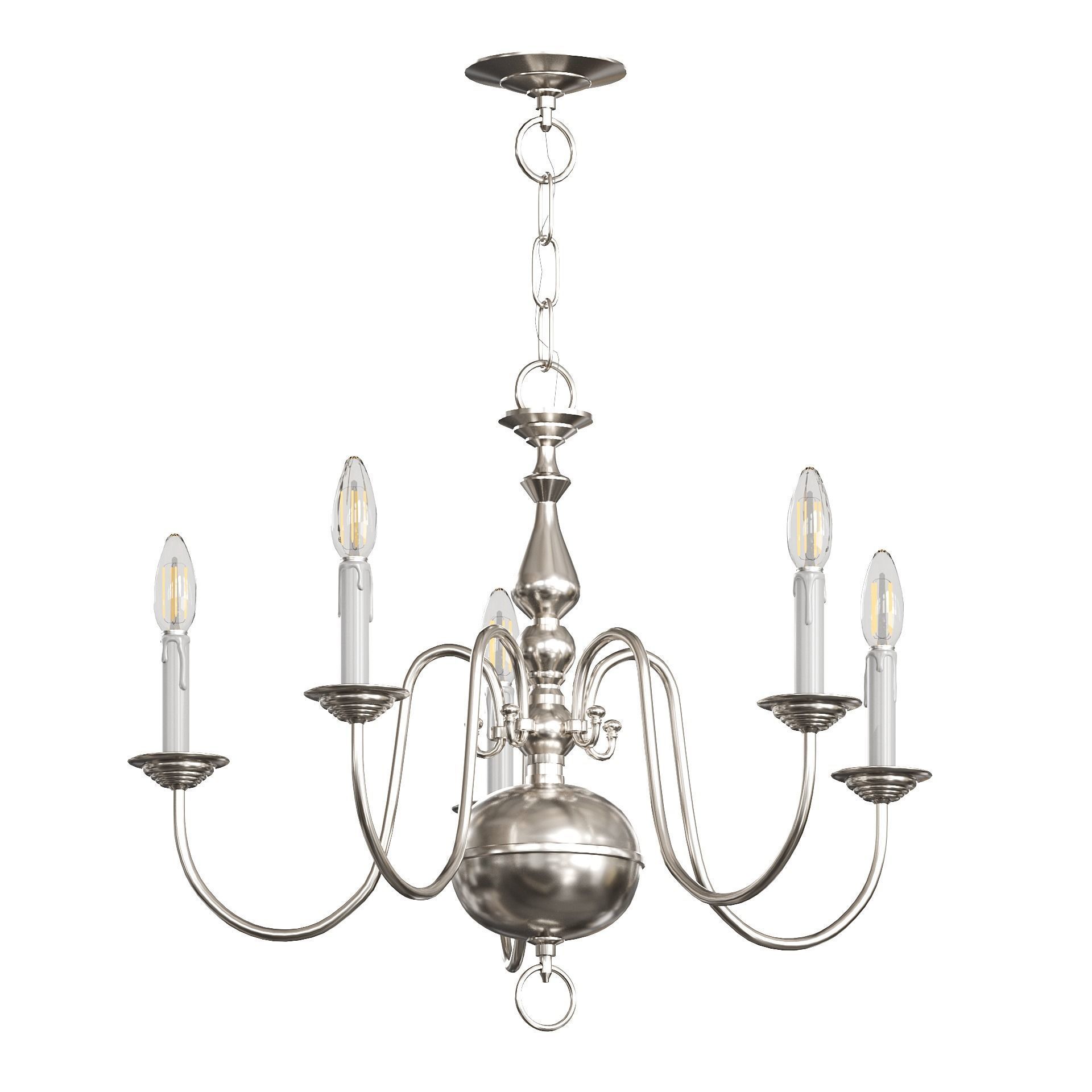 Chandelier Williamsburgh Set Collection 3D model_12