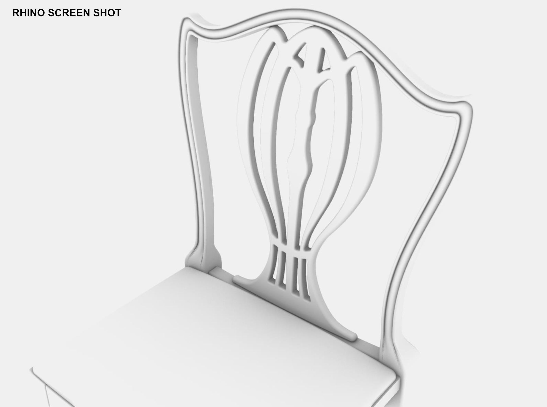 Georgian Dining Table Low-poly 3D model_30