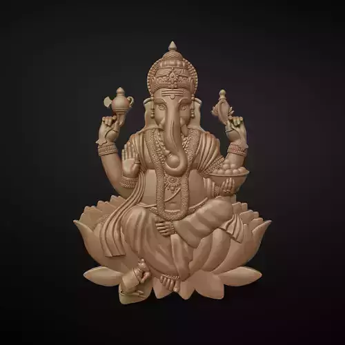 God Vinayagar - Lord Ganesha - Relief Model