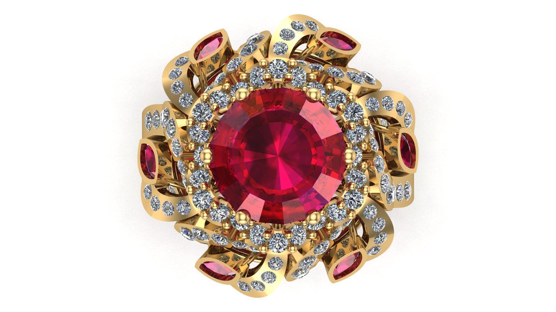 Special Ring A17 3D print model_2