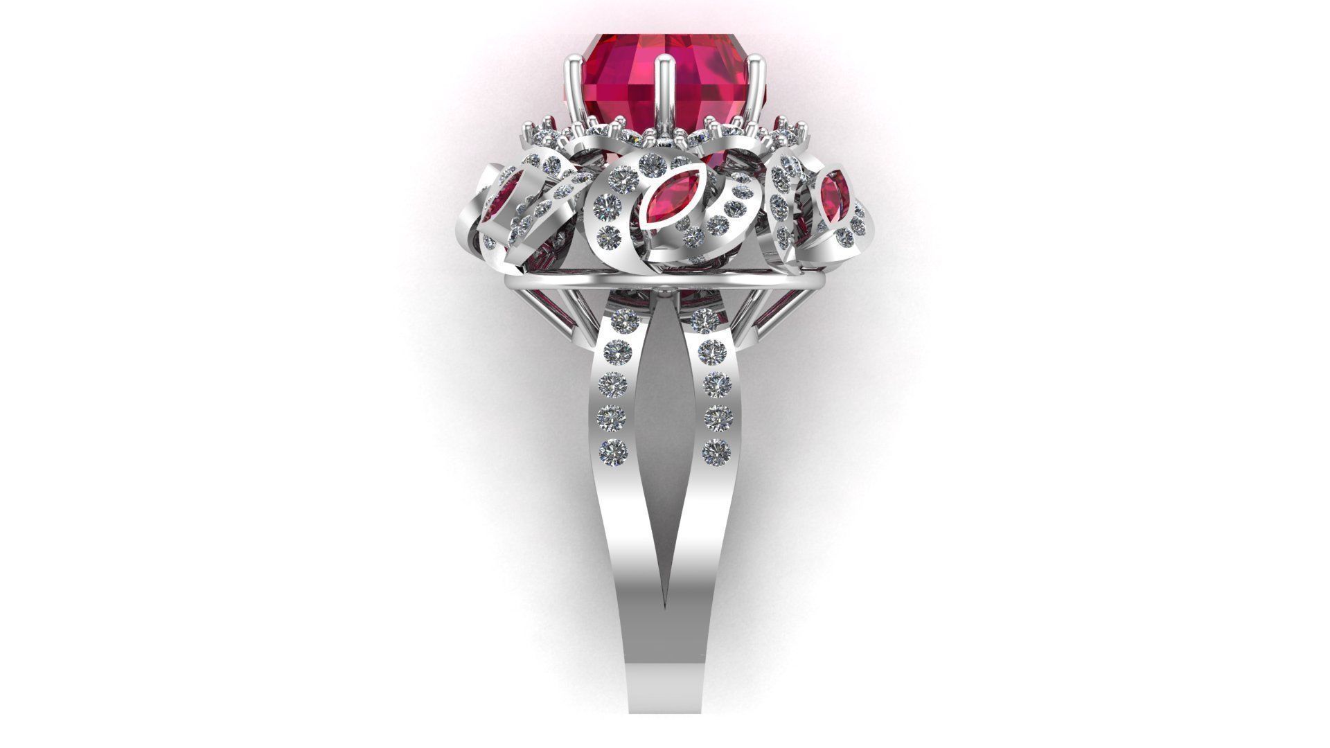 Special Ring A17 3D print model_8