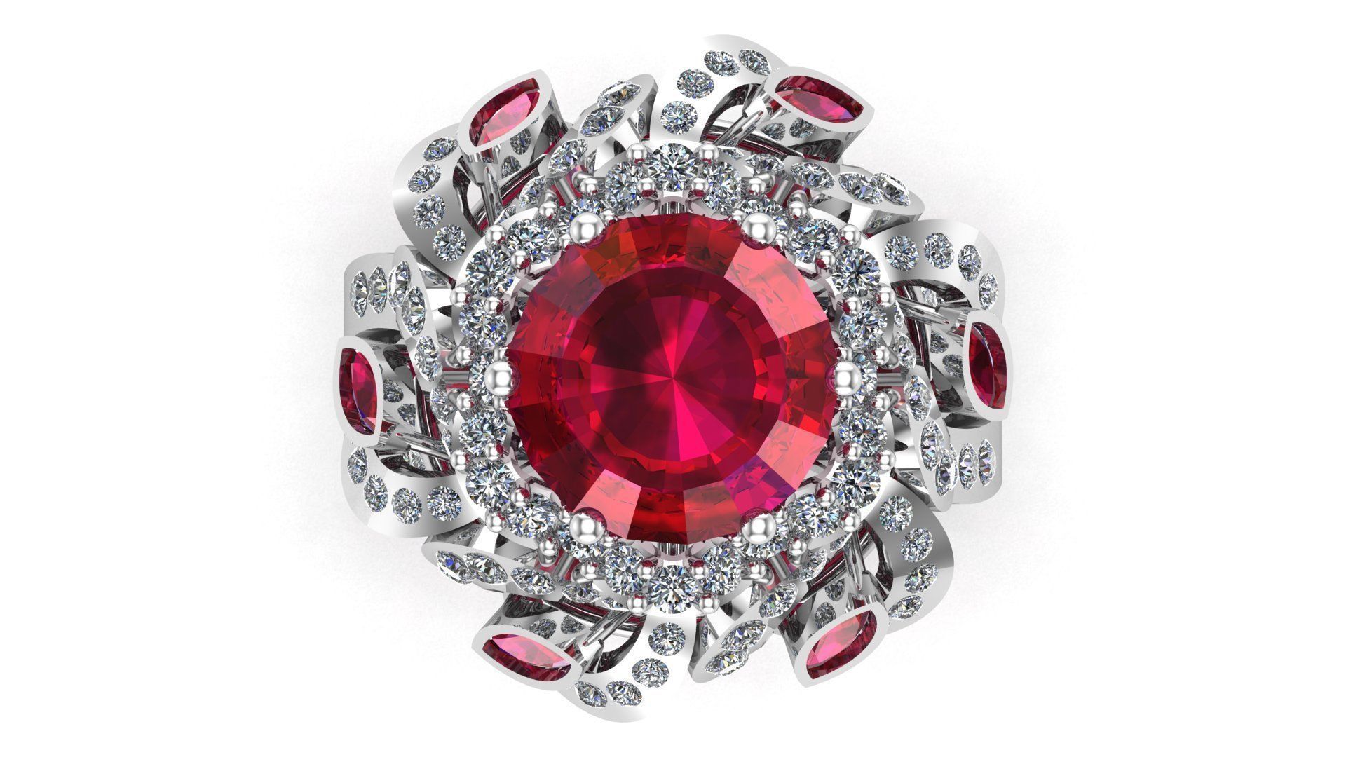 Special Ring A17 3D print model_6