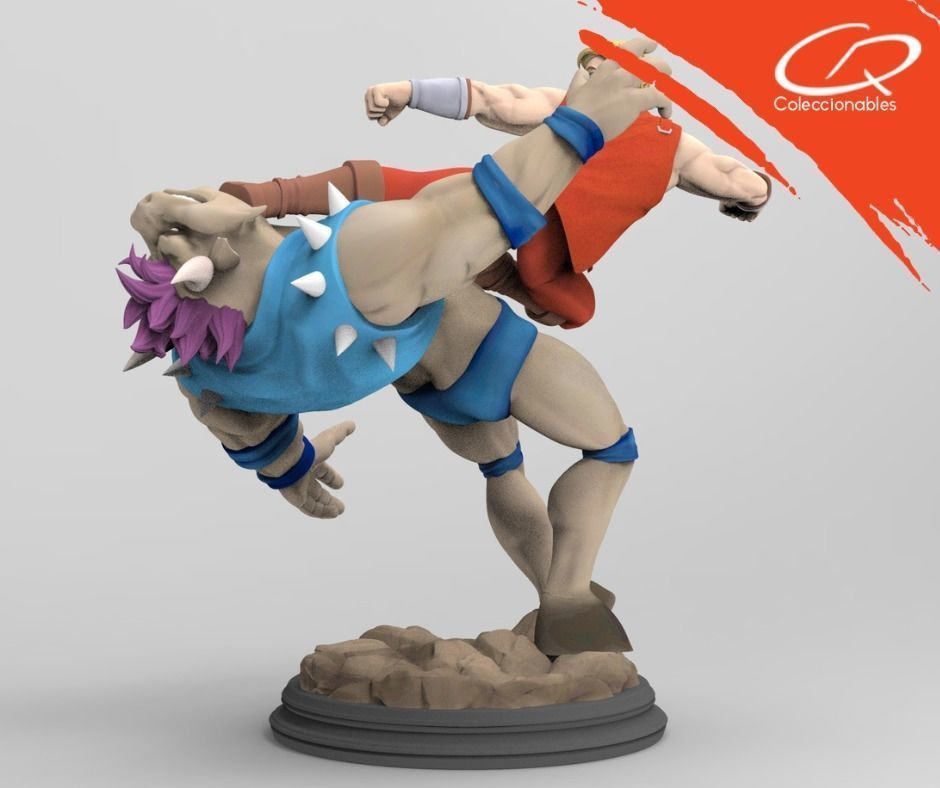 Double Dragon Diorama - Videogames Special 3D print model_2