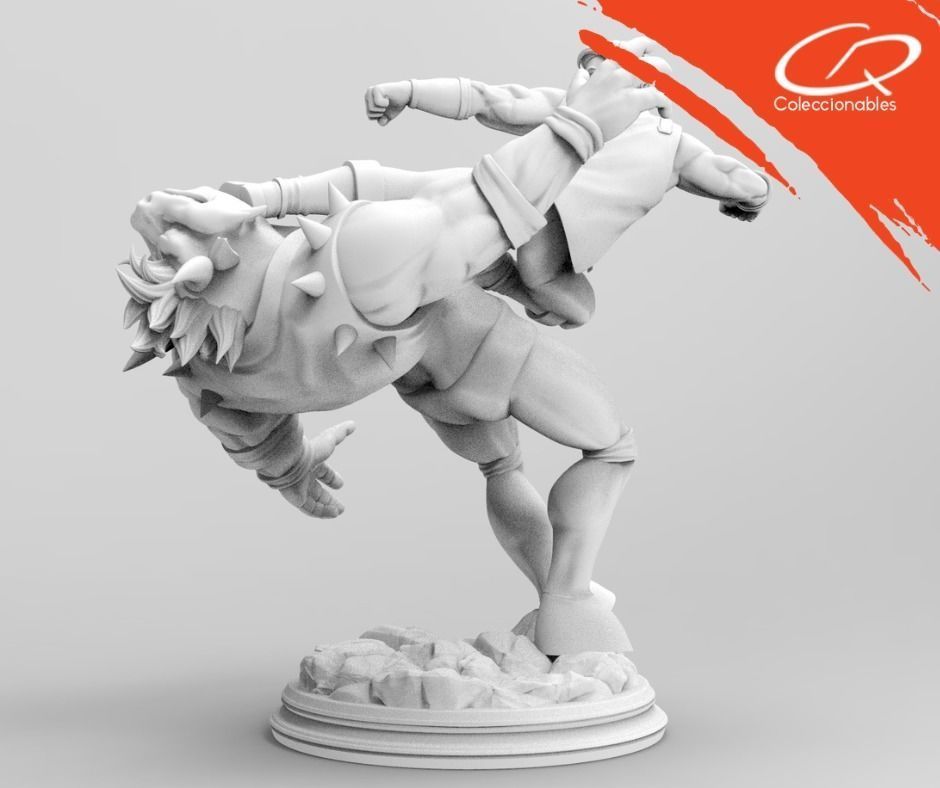 Double Dragon Diorama - Videogames Special 3D print model_3